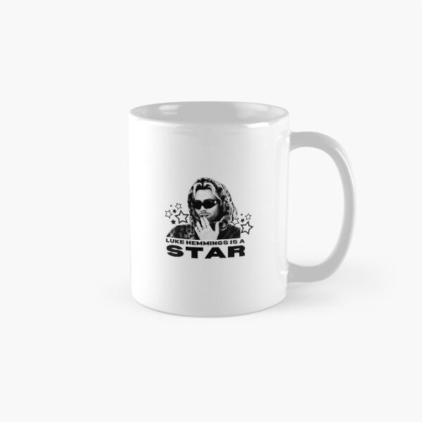 Item preview, WHITE Luke is a star  star 5 seconds, boyband designed and sold by MBSdesingArt.