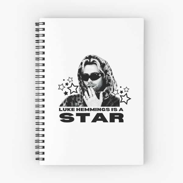 Item preview, WHITE Luke is a star  star 5 seconds, boyband designed and sold by MBSdesingArt.