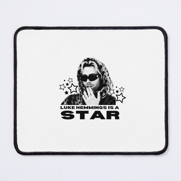 Item preview, WHITE Luke is a star  star 5 seconds, boyband designed and sold by MBSdesingArt.