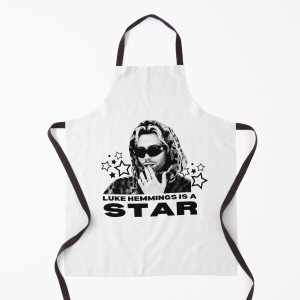 Item preview, WHITE Luke is a star star 5 seconds, boyband designed and sold by MBSdesingArt.
