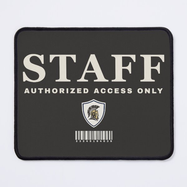Item preview, STAFF Authorized Access Only Minimal Security Aesthetic designed and sold by CHANCHANAI.