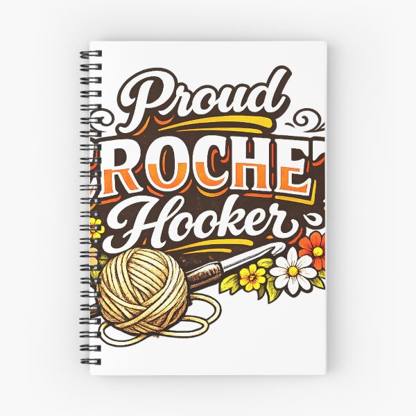 Item preview, Proud Crochet Hooker Yarn Craft Funny designed and sold by Art by Debasish.