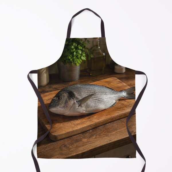 Item preview, Rustic Fish Kitchen Poster, Culinary Still Life Photography, Seafood Kitchen Decor designed and sold by DrizzyV.
