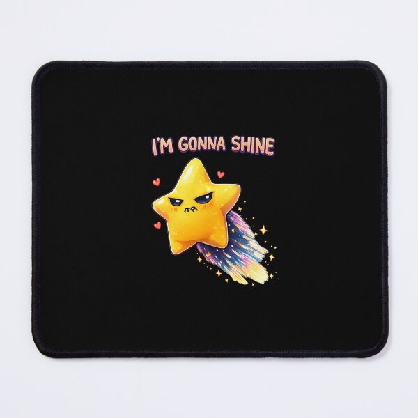 Item preview, I'm Gonna Shine, Kawaii Star Graphic, Positive Vibes designed and sold by MBSdesingArt.