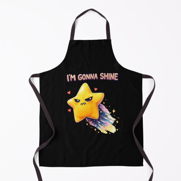 Item preview, I'm Gonna Shine, Kawaii Star Graphic, Positive Vibes designed and sold by MBSdesingArt.