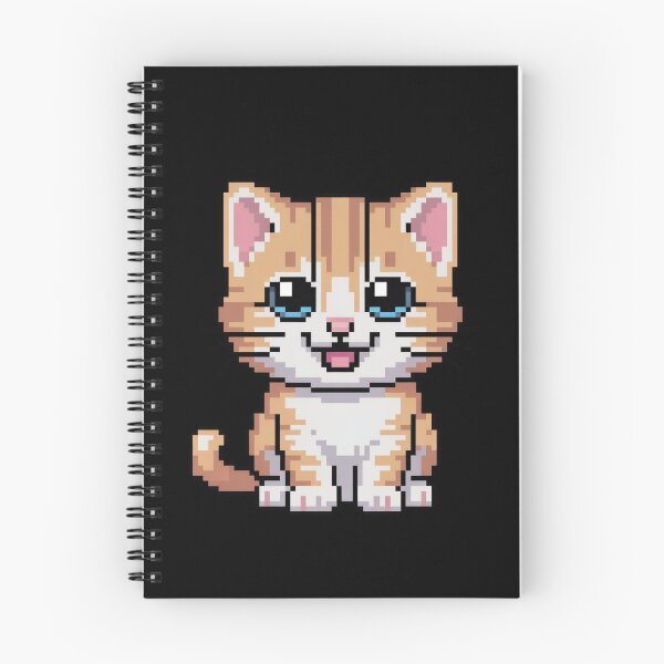 Item preview, Kitten Smiling Pixel Art designed and sold by BhadzCheetah.
