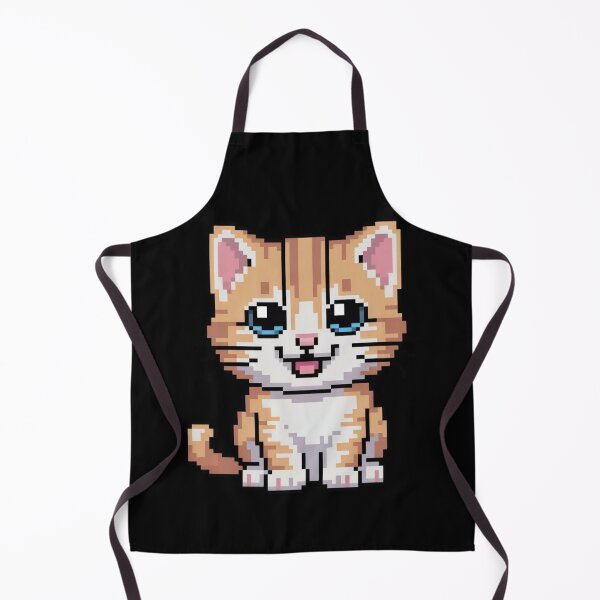 Item preview, Kitten Smiling Pixel Art designed and sold by BhadzCheetah.
