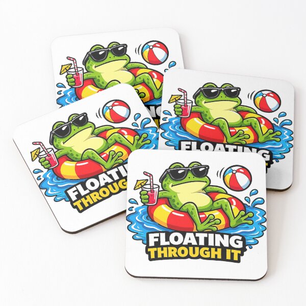Item preview, Funny Frog Pool Float Summer Vacation Gift designed and sold by Gentlestate.