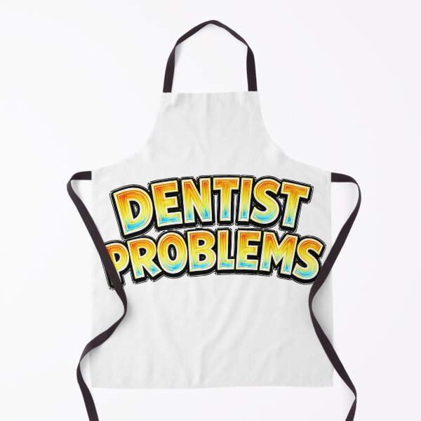Item preview, DENTIST PROBLEMS – hand drawn childlike typography designed and sold by Mac Sketches.