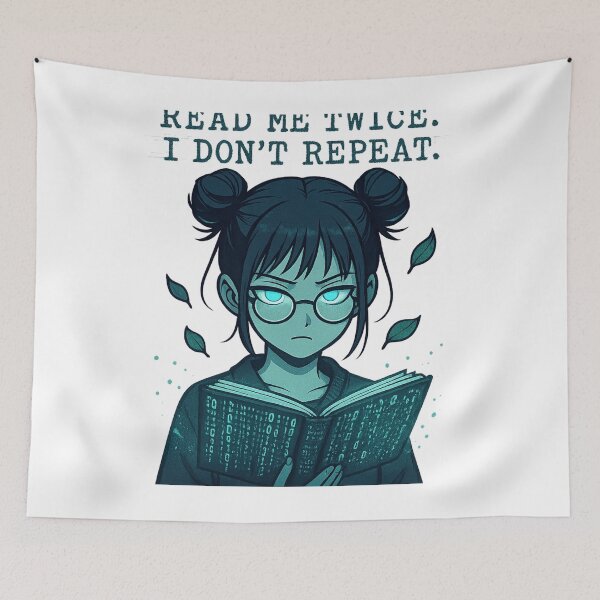 Item preview, Read Once Never Repeat designed and sold by Velvet-motive.