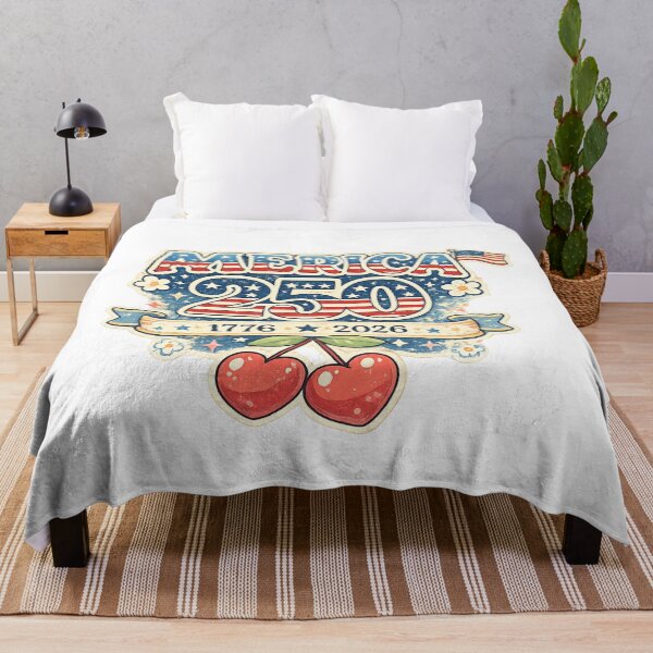 Item preview, Cute Retro America 250th Anniversary - Aesthetic Cherry Heart USA 1776-2026 Sticker Style designed and sold by MojNetSerwis WWK.