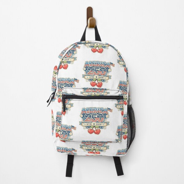 Item preview, Cute Retro America 250th Anniversary - Aesthetic Cherry Heart USA 1776-2026 Sticker Style designed and sold by MojNetSerwis WWK.