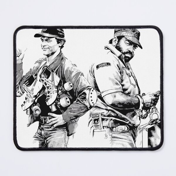 Item preview, Bud Spencer and Terence Hill, Go for It, stencil style | Nati con la camicia | budflux.com designed and sold by Budflux.