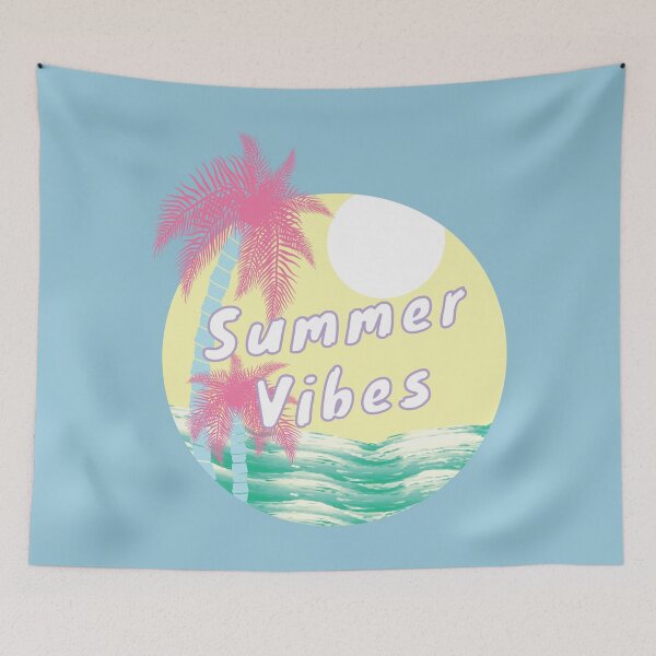 Item preview, Summer Vibes - Island Wave Blue designed and sold by Daniel Bevis Design.