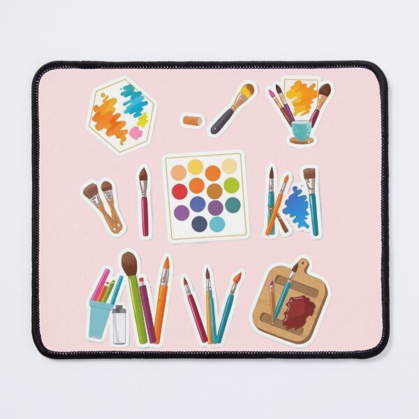 Item preview, Creative Artist Tools – Colorful Painting Supplies Sticker Set designed and sold by Yasmine Mohammed.