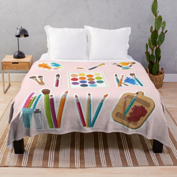 Item preview, Creative Artist Tools – Colorful Painting Supplies Sticker Set designed and sold by Yasmine Mohammed.