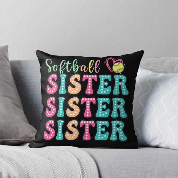 Item preview, Colorful Softball Sister Polka Dot Design designed and sold by LarryMBrown.