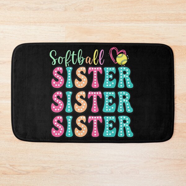 Item preview, Colorful Softball Sister Polka Dot Design designed and sold by LarryMBrown.