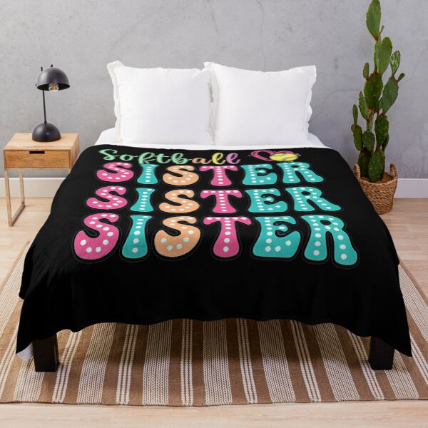 Item preview, Colorful Softball Sister Polka Dot Design designed and sold by LarryMBrown.