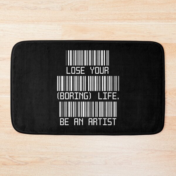 Item preview, Lose Your (Boring) Life - Be An Artist - Barcode Art designed and sold by Mystral Art Studio.