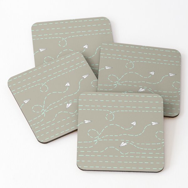 Item preview, Paper Planes -  Teal and Olive designed and sold by MelnDesign.