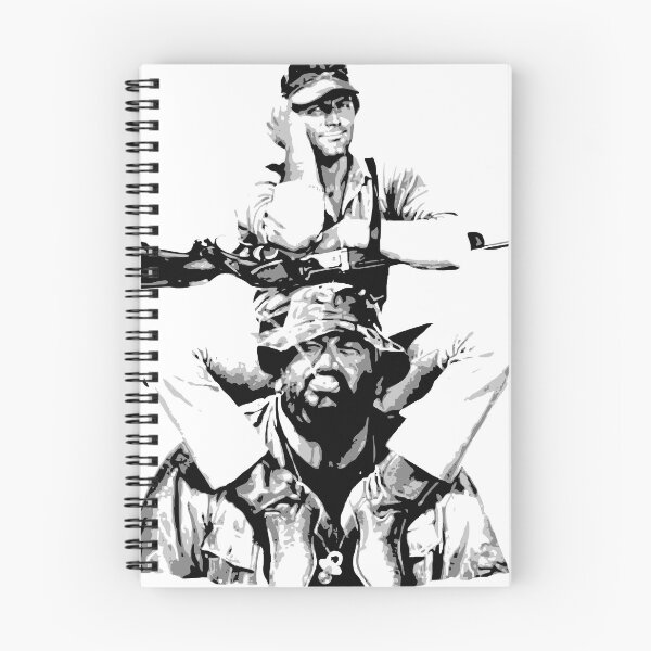 Item preview, Bud Spencer and Terence Hill I'm for the Hippopotamus stencil style | Io sto con gli ippopotami | budflux.com designed and sold by Budflux.