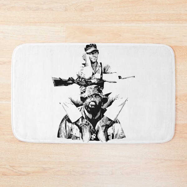 Item preview, Bud Spencer and Terence Hill I'm for the Hippopotamus stencil style | Io sto con gli ippopotami | budflux.com designed and sold by Budflux.