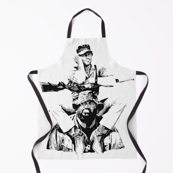 Item preview, Bud Spencer and Terence Hill I'm for the Hippopotamus stencil style | Io sto con gli ippopotami | budflux.com designed and sold by Budflux.