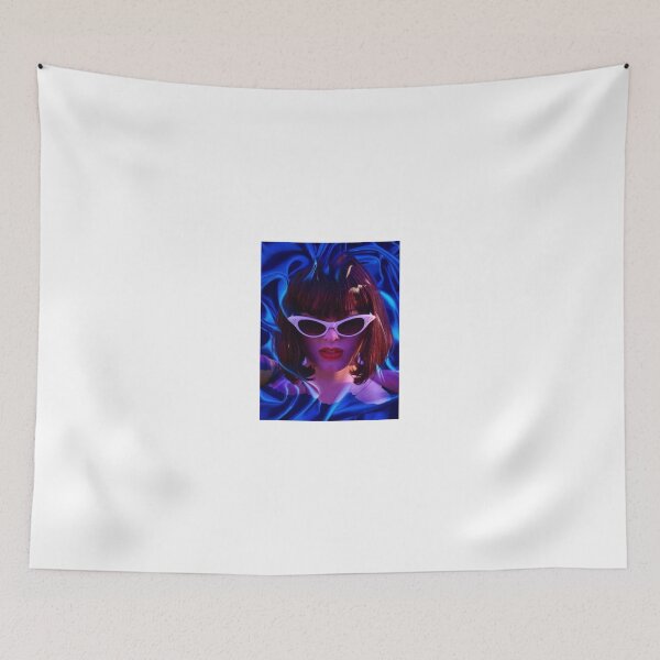 Item preview, Doom Generation Amy Blue Surreal Portrait designed and sold by y2kponyclub.