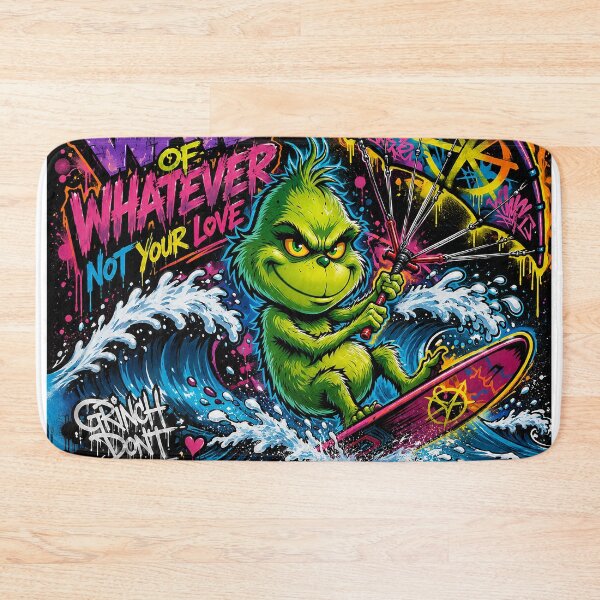 Item preview, Baby Grinch Kitesurf Street Art designed and sold by JaaGo PopLab.