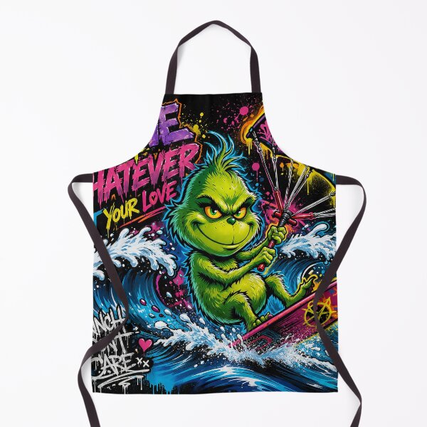 Item preview, Baby Grinch Kitesurf Street Art designed and sold by JaaGo PopLab.