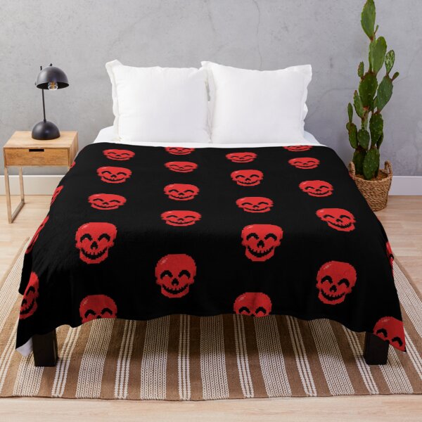 Item preview, Skull Smiling Pixel Art designed and sold by BhadzCheetah.