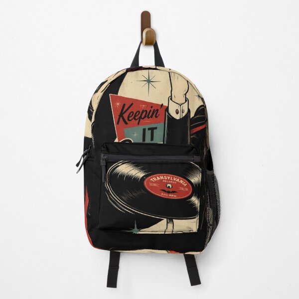 Item preview, Keepin’ It Spooky – Retro Vampire Vinyl designed and sold by ThreadTheory976.