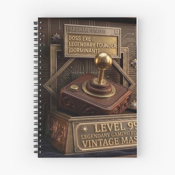Item preview, Level 99 Vintage Master – Retro Gaming & Antique Tech Digital Art designed and sold by Csstoree.