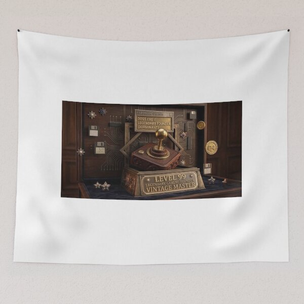 Item preview, Level 99 Vintage Master – Retro Gaming & Antique Tech Digital Art designed and sold by Csstoree.