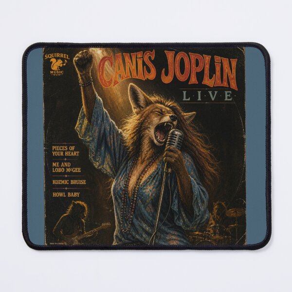 Item preview, Canis Joplin Vintage Blues Rock Album designed and sold by MissTerryWoman.