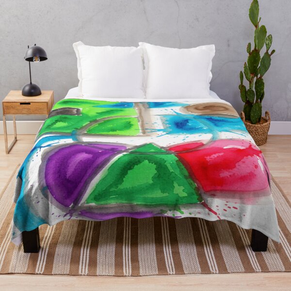 Item preview, shapes misbehaving bold artistic colorful geometric abstract design designed and sold by SmashingDeals.