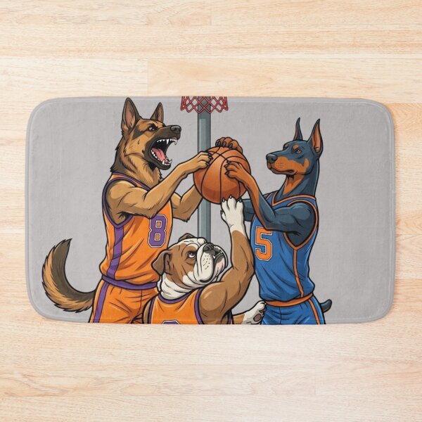 Item preview, The dog is playing basketball. designed and sold by PP&RAINBOW SHOP.