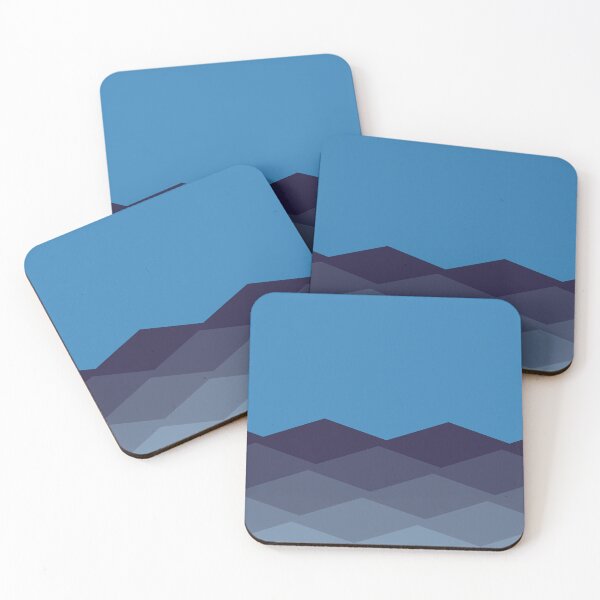 Item preview, Minimal Blue Geometric Waves designed and sold by BengBenz.