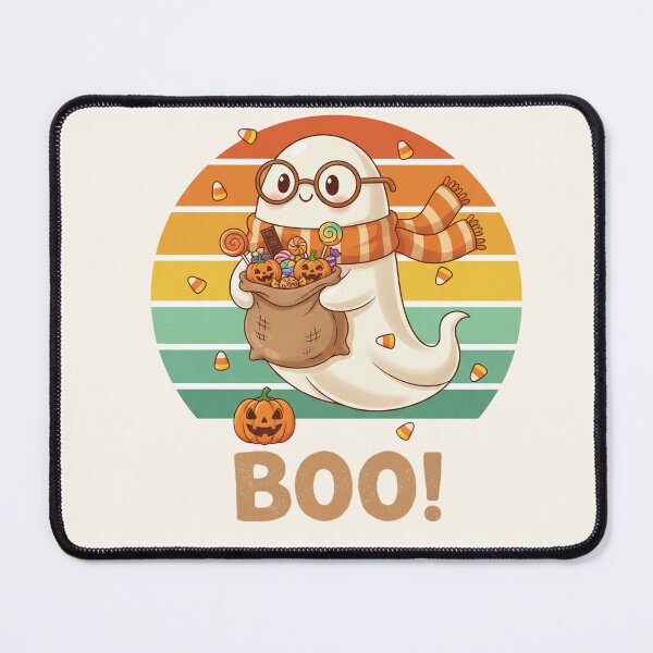 Item preview, Cute Retro Halloween Ghost With Candies designed and sold by SweetLilith.