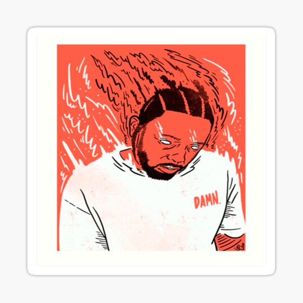 Kendrick Lamar Damn. Album Cover Sticker