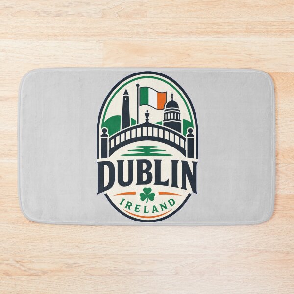 Item preview, Dublin Ireland Vintage Travel Badge T-Shirt – Irish City Souvenir designed and sold by Lyfeinsights.