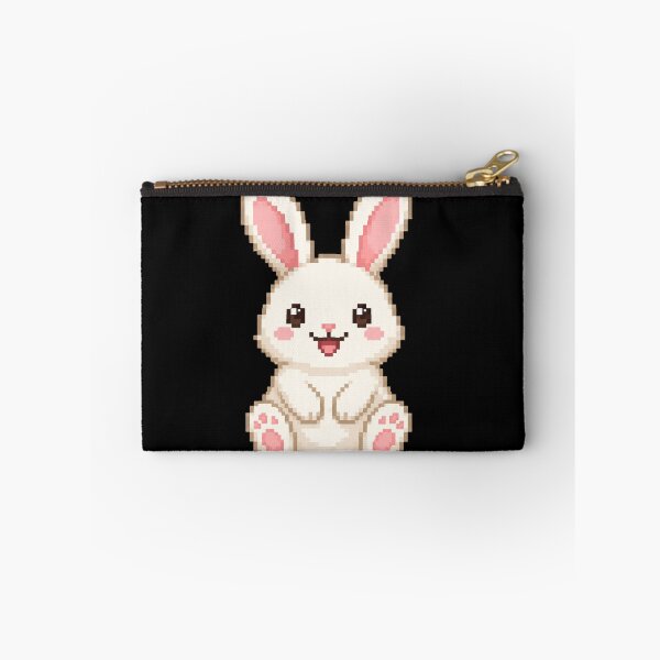 Item preview, Bunny Smiling Pixel Art designed and sold by BhadzCheetah.