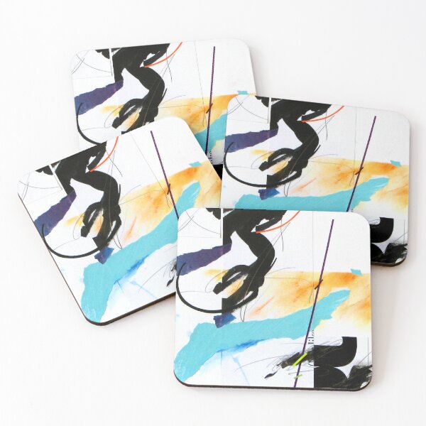 Item preview, Bright coloured abstract collage designed and sold by ZebEddy.