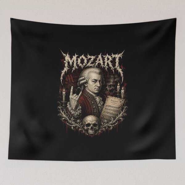 Item preview, Mozart Requiem – Death Metal Composer designed and sold by ThreadTheory976.