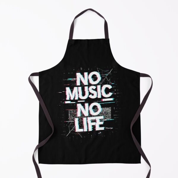 Item preview, Aesthetic Music Typography: No Music No Life designed and sold by Style-InkPulse.