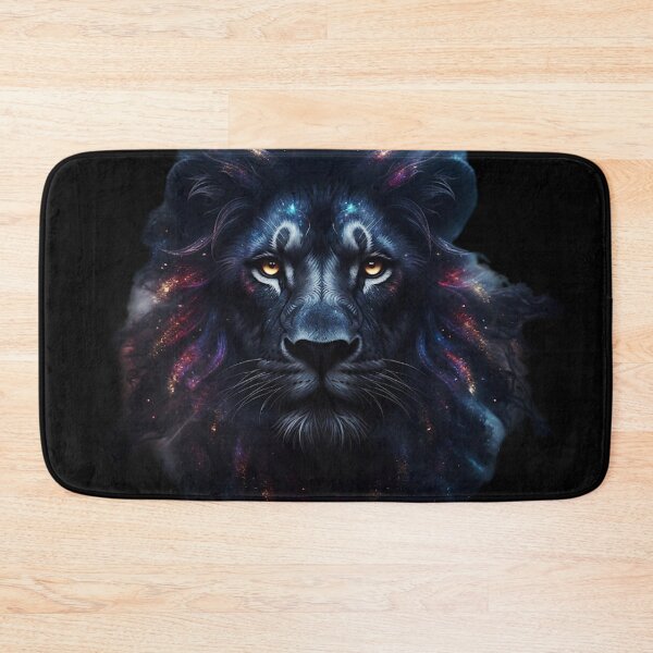 Item preview, Apex Lion: Midnight. Cosmic Galaxy Lion - Majestic Nebula Mane Starry Lion designed and sold by David Brookes Digital.