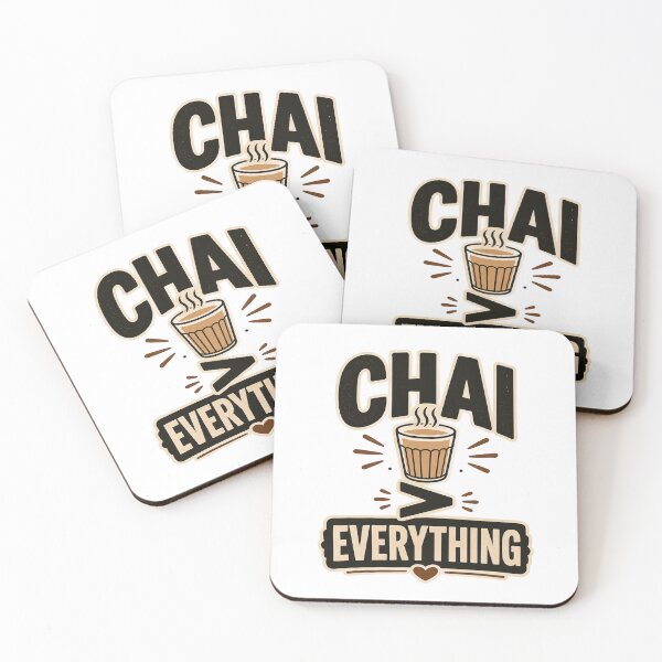 Item preview, Chai Over Everything – Funny Indian Tea Lover Retro Aesthetic Design designed and sold by Globalcitytees.