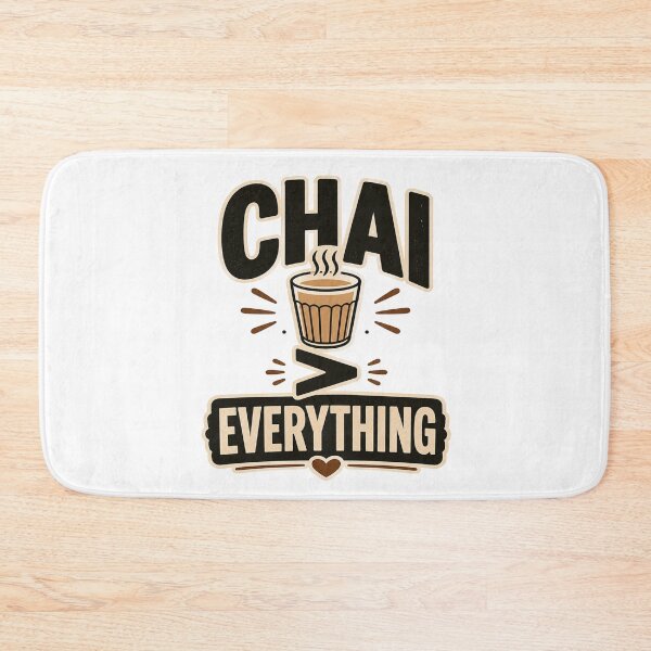 Item preview, Chai Over Everything – Funny Indian Tea Lover Retro Aesthetic Design designed and sold by Globalcitytees.