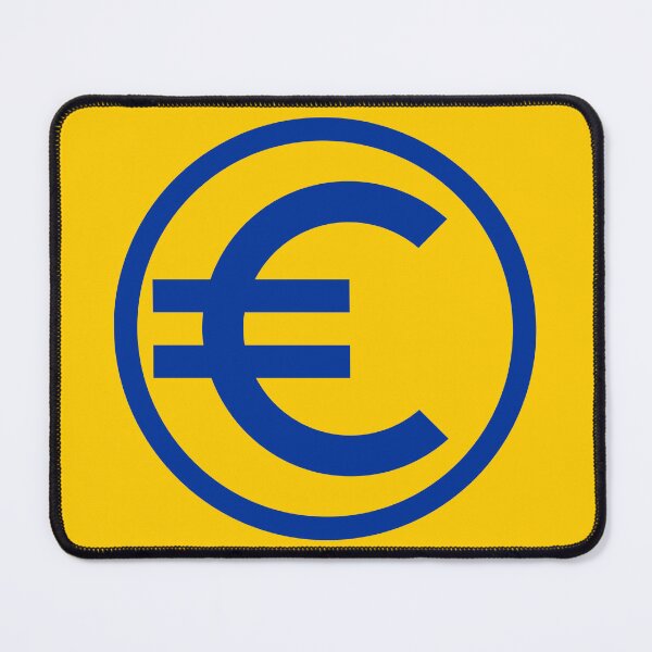 Item preview, Euro Sign Blue designed and sold by happyteeshirt.